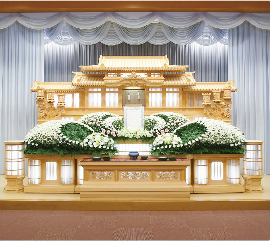 仏式祭壇の一例